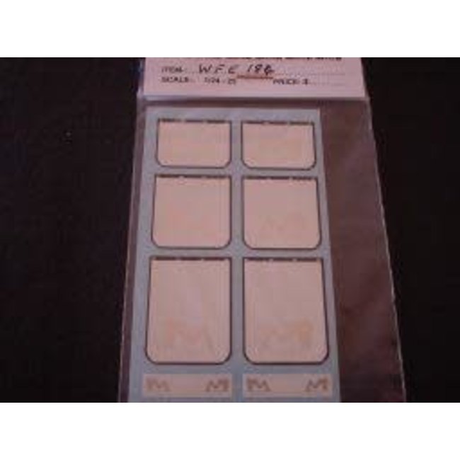 WF Naked Lady Stripper Lady in Chrome on White, Black border