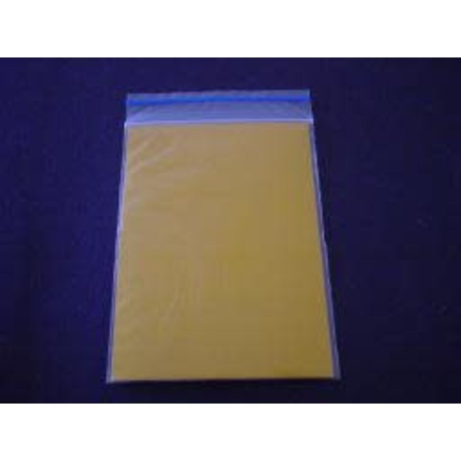 WF YELLOW MATT SELF ADHESIVE VINYL SHEETS (plane mudflaps)          75mm x 100mm