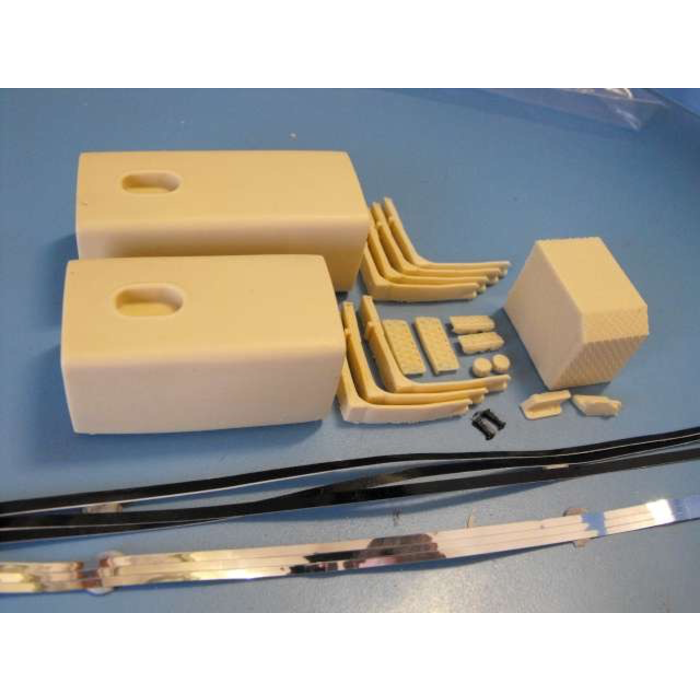 AUSLOWE AUSLOWE SQUARE FUEL TANK AND BATTERY BOX SUIT K104 1/25 www