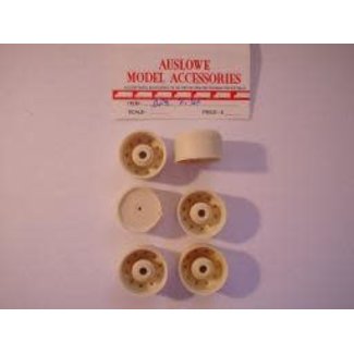 AUSLOWE AUSLOWE DRIVE DISK WHEELS BACKING RIMS 1/24 ( 2 PAIRS )
