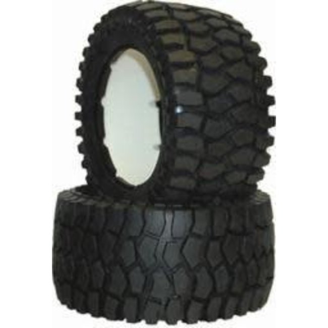 IMEX 1/5 REAR K ROCK TIRES WITH MOLDED FOAM INSERTS FOR BAJA