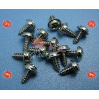 HY MODEL ACCESSORIES HY SELF TAPPING SCREW W/WASHER 2 X 10MM 10PK
