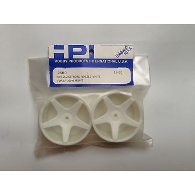 HPI RIM 2.2 O/R WHITE FRONT