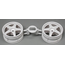 TAMIYA RIMS WHITE RALLY