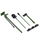 AUSTAR 4PCS RC Decoration Tools Set Kit RC Accessories for 1:10 RC Rock Crawler green