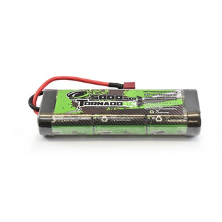 TORNADO RC TORNADO 7.2V NIMH 5000MAH STICK PACK WITH DEANS CONNECTOR