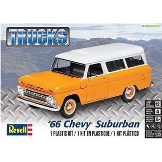 REVELL REVELL 66 CHEVY SUBURBAN 1/25 SCALE  85-4409