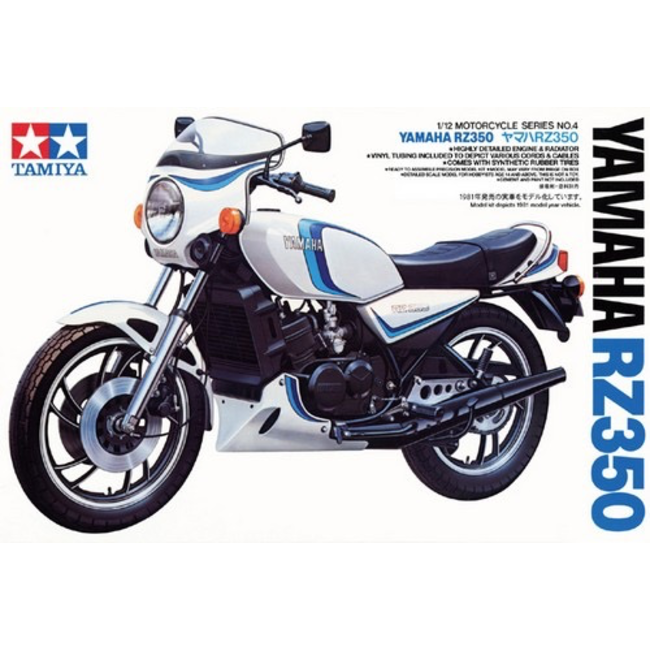 TAMIYA YAMAHA RZ350 1/12 MOTORBIKE KIT