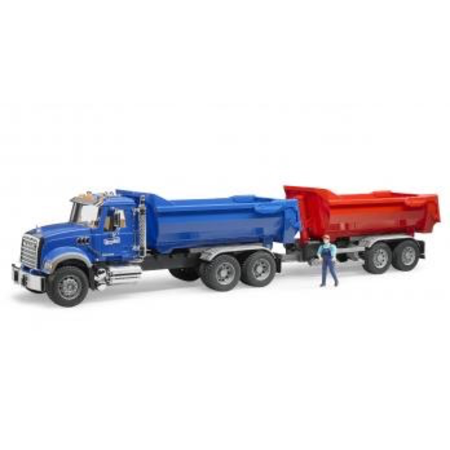BRUDER 1:16 MB HALFPIPE TRAILER FOR TRUCKS