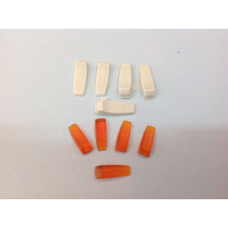 AUSLOWE AUSLOWE MODEN CAB LIGHTS TYPE 2 SET OF 5 ORANGE 1/24