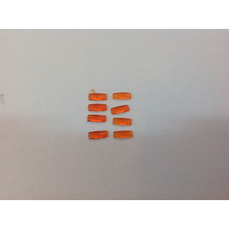 AUSLOWE AUSLOWE REFLECTOR SIDE LIGHTS 5.5mm x 2mm ORANGE SET OF 8 1/25-1/24