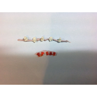 AUSLOWE AUSLOWE OLD STYLE MARKER LIGHTS SET OF 5 ORANGE 1/25