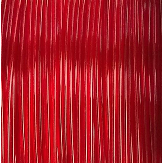 AUSLOWE AUSLOWE CABLE TRANSLUCENT RED 0.8mm X 1000mm SUPER FLEXIBLE