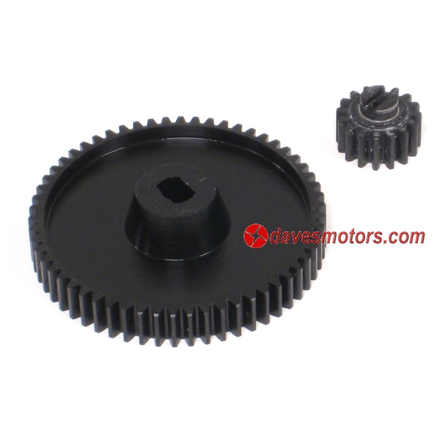 DDM BLACK MAGIC STEEL 58T SPUR & 16T PINION SET  SUITS BAJA HIGH TORQUE