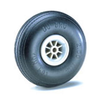 DUBRO DUBRO 3 1/2 89mm TREADED LIGHTWEIGHT WHEEL