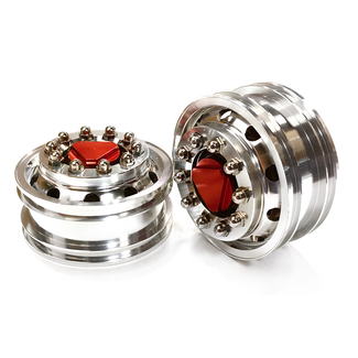 INTEGY INTEGY BILLET MACHINED ALLOY T6 FRONT HEX WHEEL SET FOR TRACTOR TRUCK