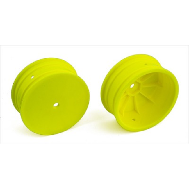 TEAM ASSOCIATED 12 mm 4WD 2.2 in Front Wheels, yellow