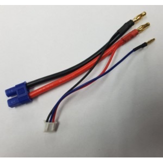 ACE IMPORTS ACE EC3 BATTERY LEAD WITH 4MM BULLETS AND BALANCE LEAD