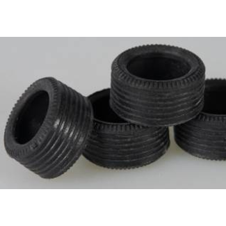 SCALEXTRIC Scalextric 1990's Small Ribbed Tyres 4pcs