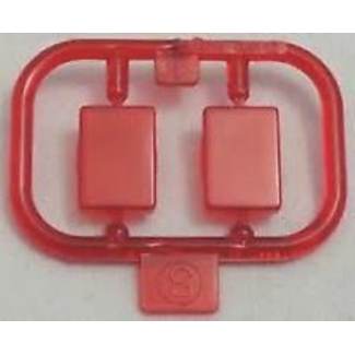 HERCULES HOBBY HERCULES TAIL LIGHT LENSES 2 RED 2 CLEAR 2 ORANGE