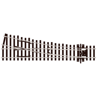 PECO Peco SL-E191 00/H0 CODE 75 Finescale Small Radius Right Hand Point