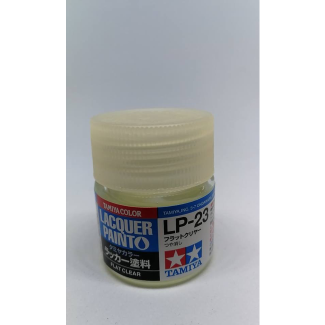 TAMIYA LACQUER PAINT FLAT CLEAR LP-23