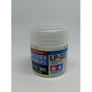 TAMIYA TAMIYA LACQUER FLAT BASE LP-22