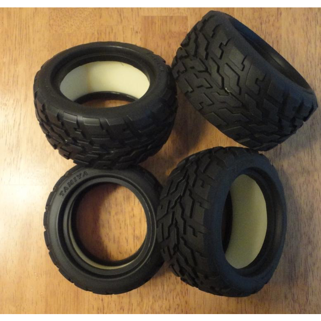 TAMIYA NDF-01 V TREAD BLOCK TIRES 1 PAIR