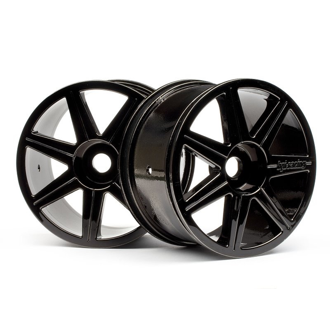 HPI 7 SPOKE BLACK CHROME TROPHY TRUGGY WHEEL