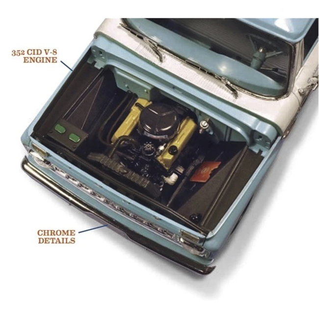 Moebius 1234 1/25 1965 Ford F-150 Custom Cab Pickup 480-480 Plastic Model Kit