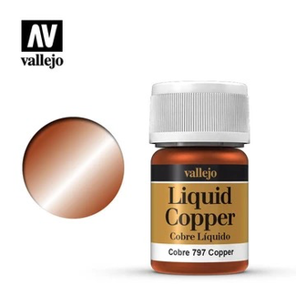 VALLEJO Vallejo 70.797 Model Colour Metallic Copper (Alcohol Base) 35 ml Acrylic Paint