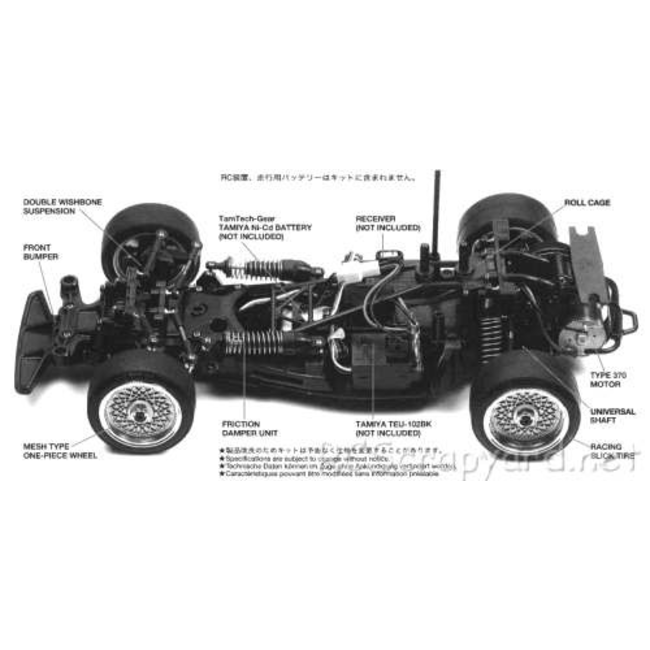 Tamiya 1:12 GT-01 TamTech-Gear Kit Ferrari 288 GTO EP  VINTAGE NIB RELEASED  2007