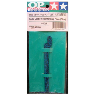 TAMIYA TAMIYA TA03 CARBON REINFORCING PLATE BLUE