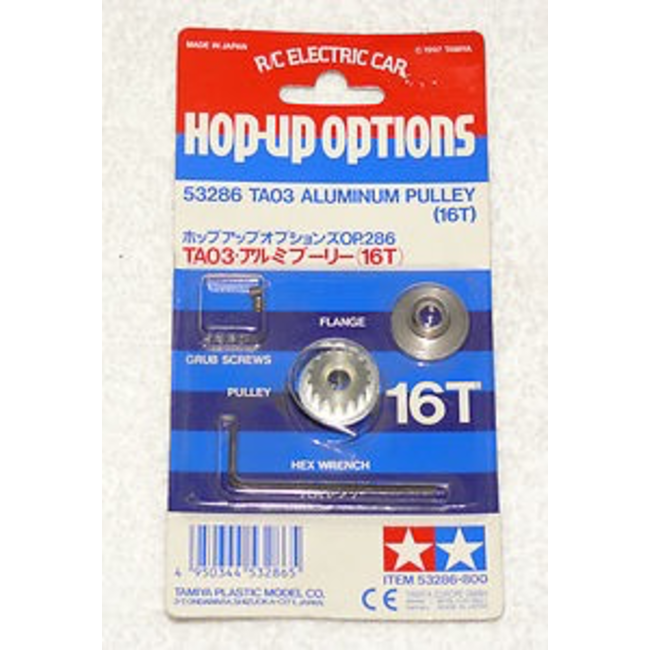 TAMIYA TA03 ALUMINIUM PULLEY16T