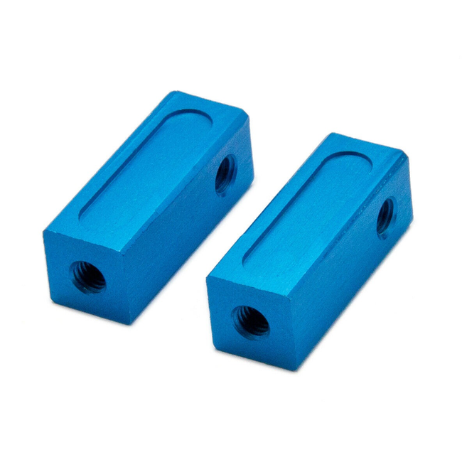 TAMIYA TA03 ALUMINIUM SERVO STAY BLUE