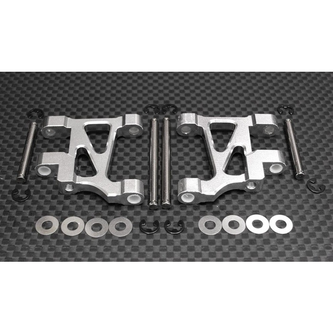 GPM ALUMINIUM TL01  FRONT ARM SET SILVER