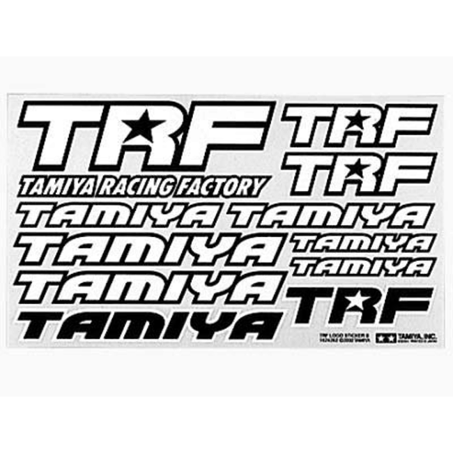 TAMIYA TRF STICKER B GOLD AND SILVER