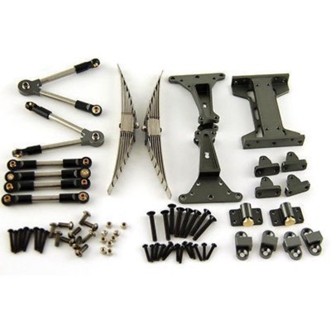 Hercules Hobby Optional Alu Twin Rear Suspension Axle Set For Tamiya 1/14 Tractor Dumper Truck