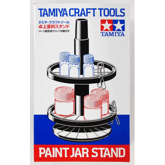 TAMIYA Tamiya PAINT JAR STAND WIT   PAINT BRUSH HOLDR AND PARTS CLIPS