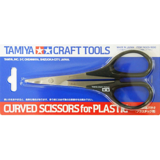 TAMIYA Tamiya Curved Scissors for Plastic 74005
