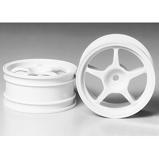 TAMIYA TAMIYA 5 SPOKE RIMS WHITE