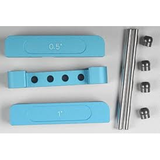 TAMIYA TAMIYA TA04 ALUMINIUM REAR SUSPENSION MOUNT BLOCK SET