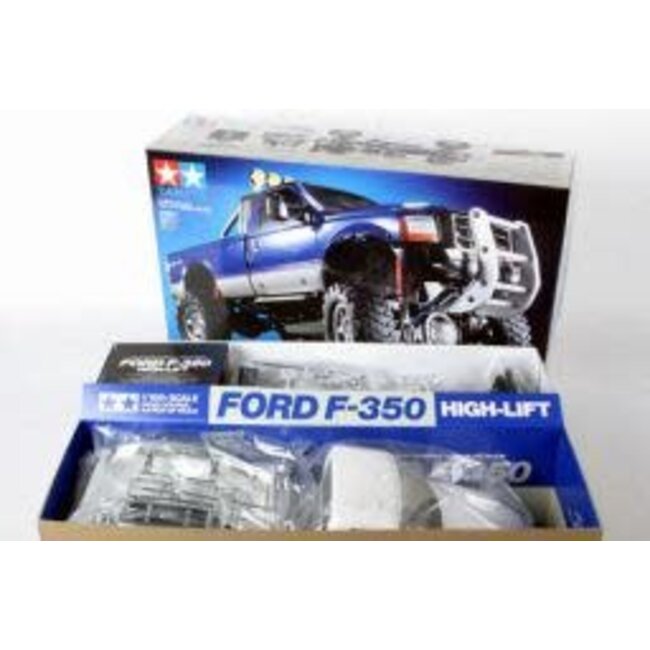 TAMIYA HIGH LIFT FORD F-350 1/10 KIT NO ESC INCLUDED REQUIRES TX, RX, ESC, BATTERY CHARGER & PAINT.