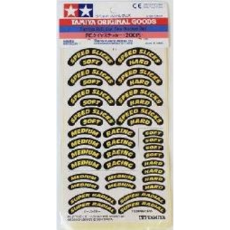 TAMIYA TAMIYA R/C CAR TIRE DECALS