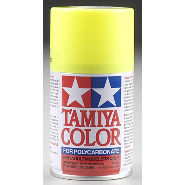 TAMIYA PS-27 FLURO YELLOW SPRAY