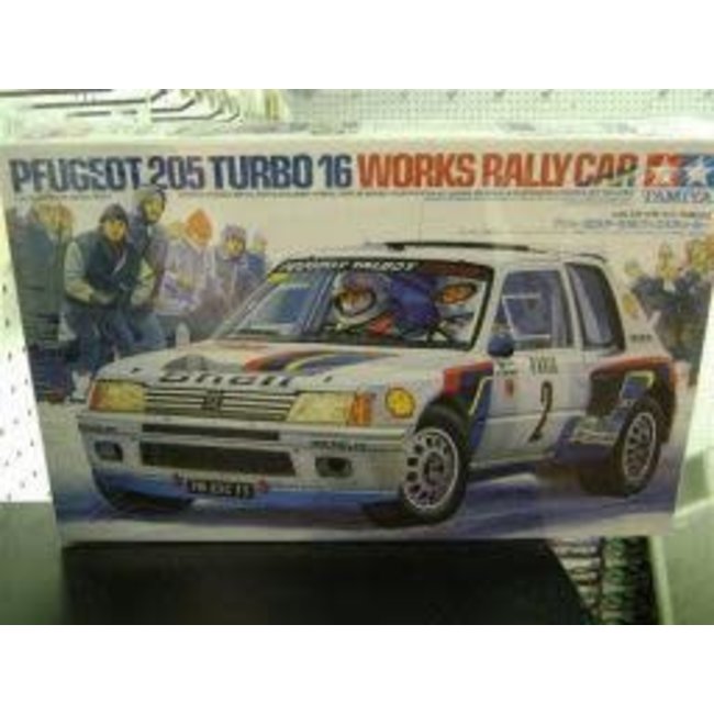 TAMIYA PEUGEOT 205 TURBO WORKS RALLY CAR