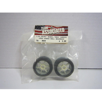 TEAM ASSOCIATED TEAM ASSOCIATED WHEEL & TYRE VHT GREEN