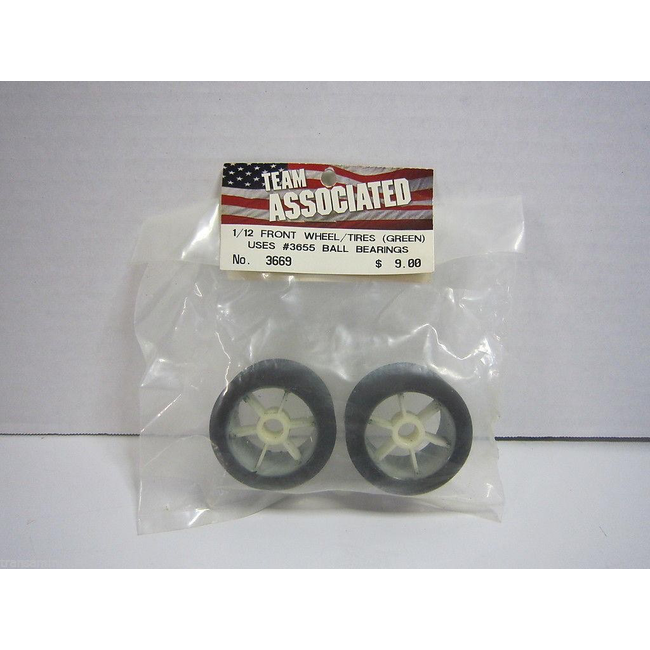 TEAM ASSOCIATED WHEEL & TYRE VHT GREEN