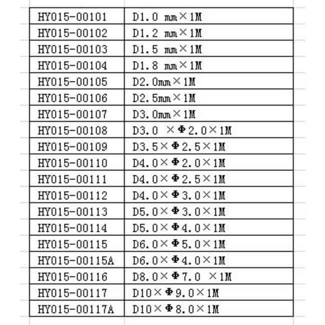 HY CARBON TUBE 1mt x 3 x 2mm ( OLD CODE HY150108 )