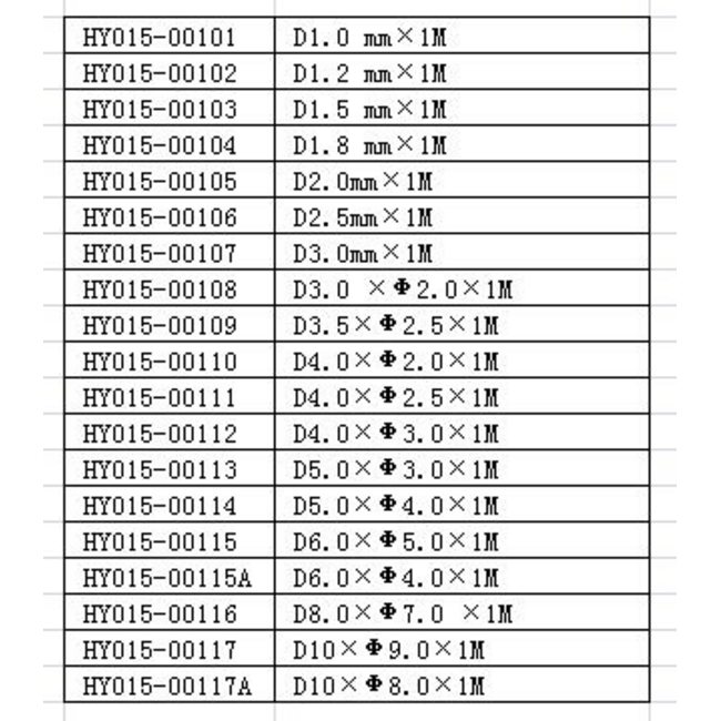 HY CARBON TUBE 1mt x 4 x 3mm ( OLD CODE HY150112 )